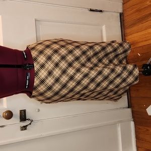 90s plaid skirt size 14